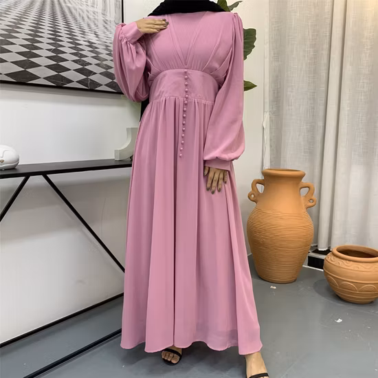 African Women Abaya Chiffon Dress Muslim African Clothing Robe Plus Size Maxi Dresses Women Clothes